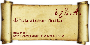 Östreicher Anita névjegykártya